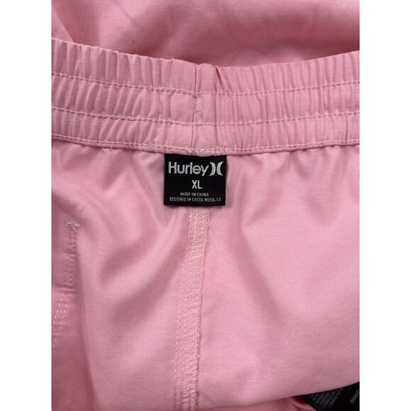 Hurley Men's Board Short 17'' Length OAO Crossdye Volley Pink Sz. XL NWT - Picture 3 of 10